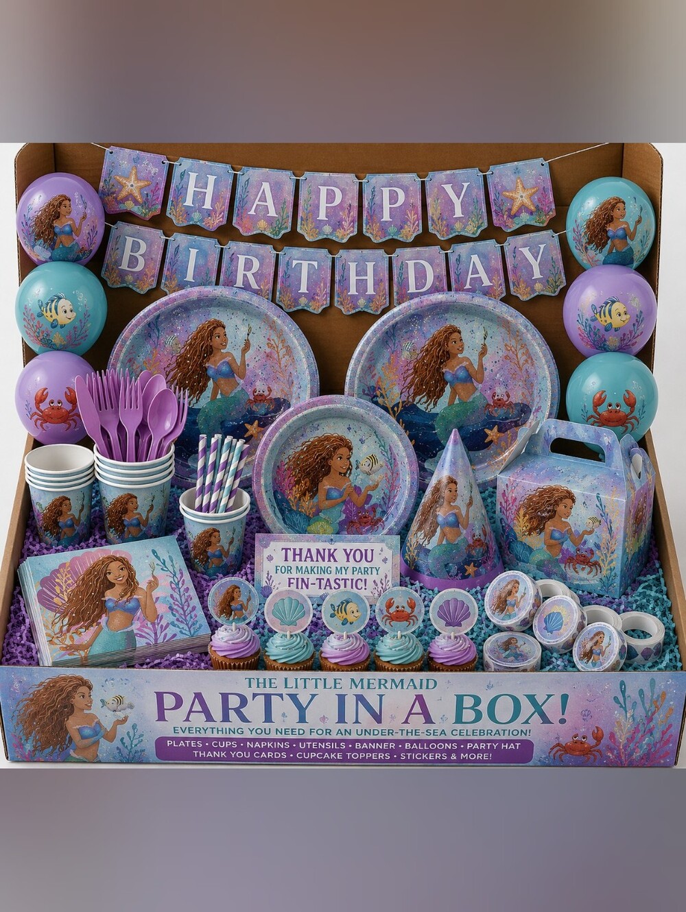 The Little Mermaid Party In A Box!